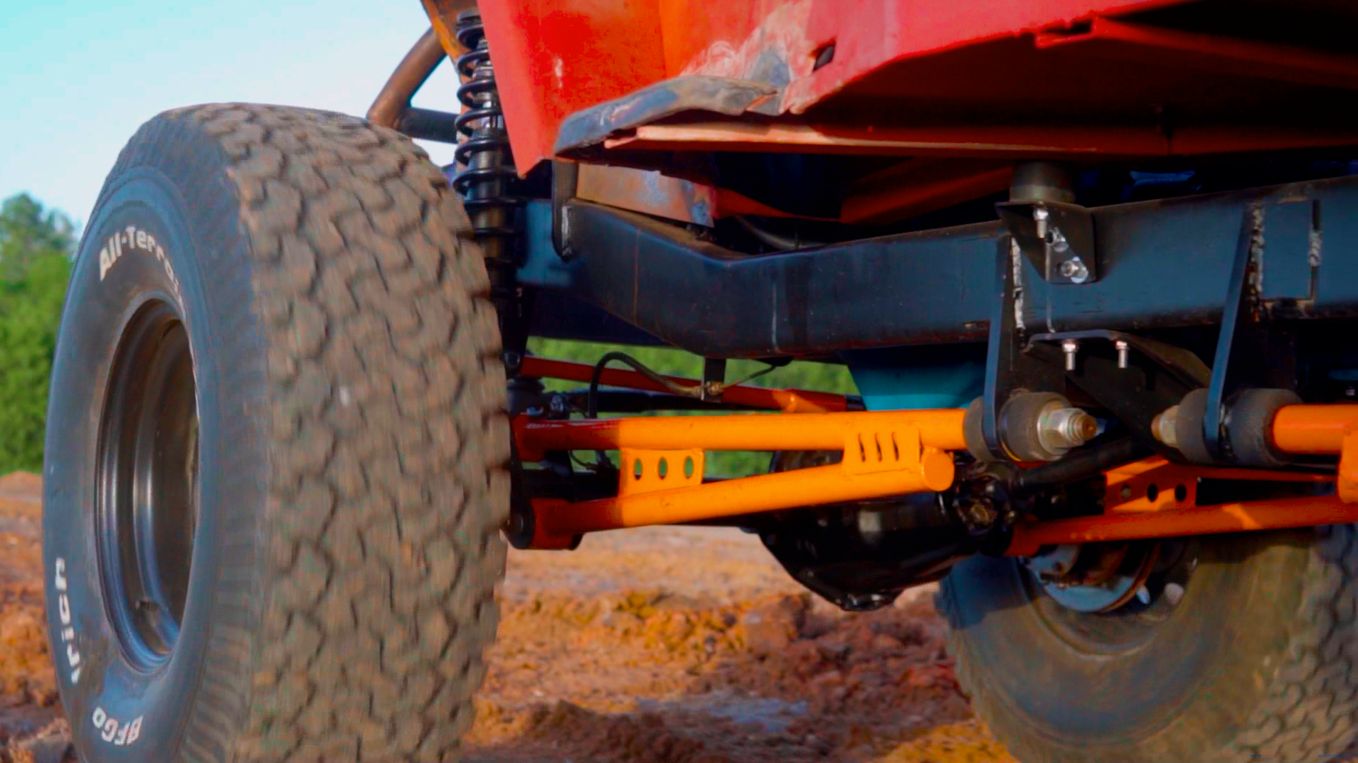 Suspensão tipo Ladder Bar com amortecedores do tipo coilover para Jeep Willys - Imagem 3