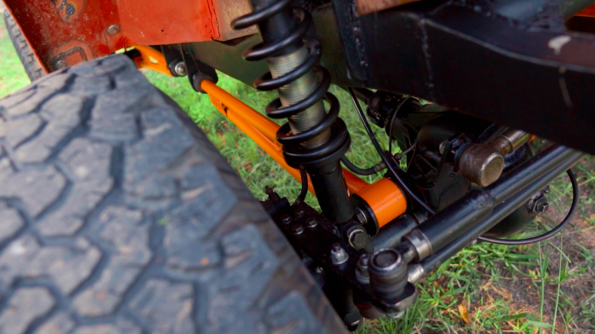 Suspensão tipo Ladder Bar com amortecedores do tipo coilover para Jeep Willys - Imagem 6